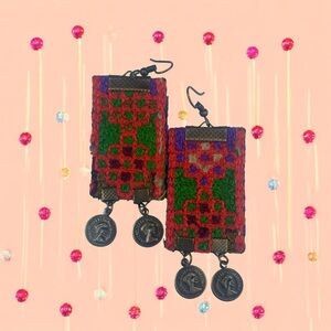 Embroidered Persian Earrings